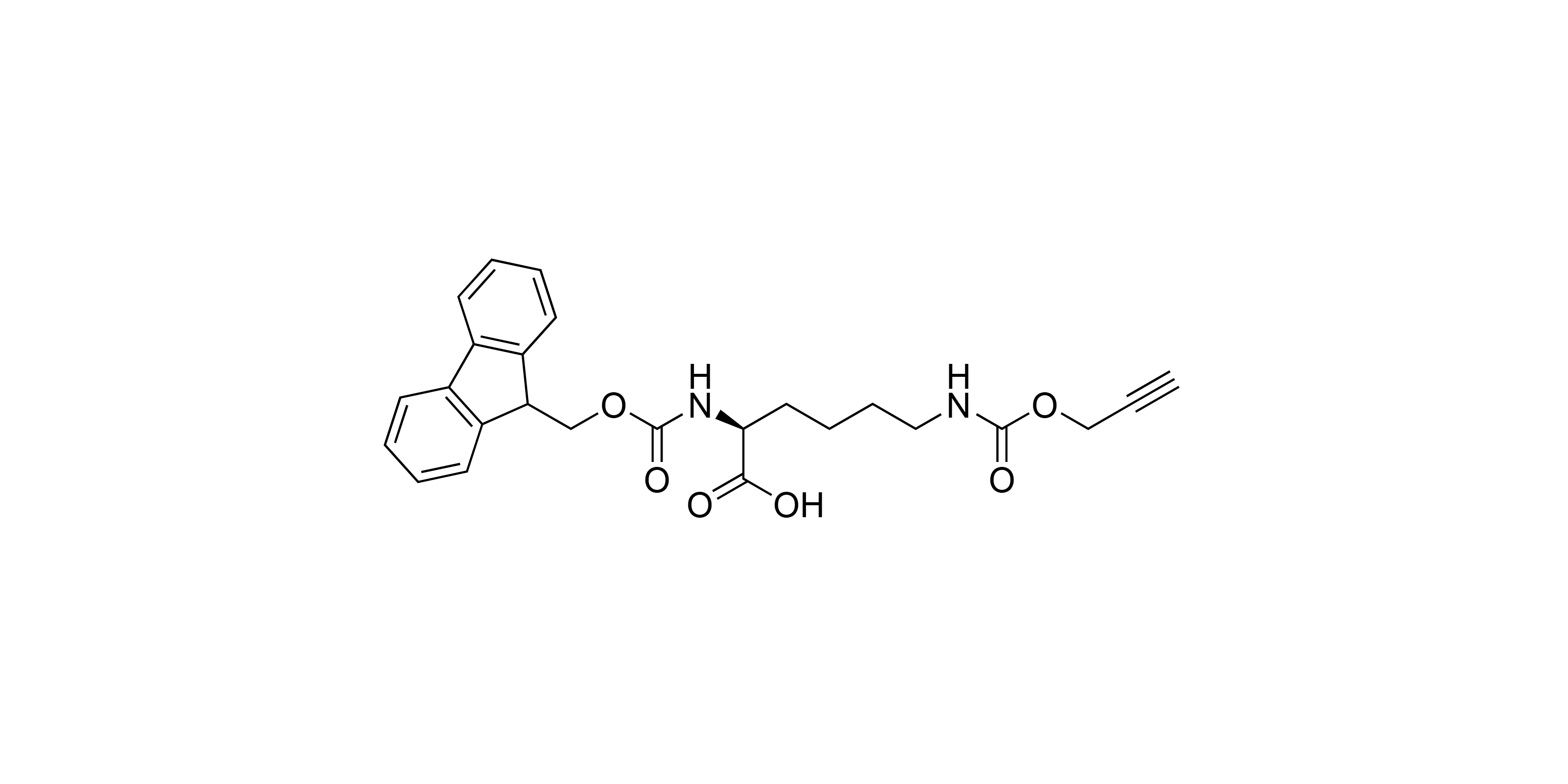 (S)-2-((9-Fluorenylmethyloxyl)amino)-6-((prop-2-ynyloxy)carbonylamino)hexanoic acid