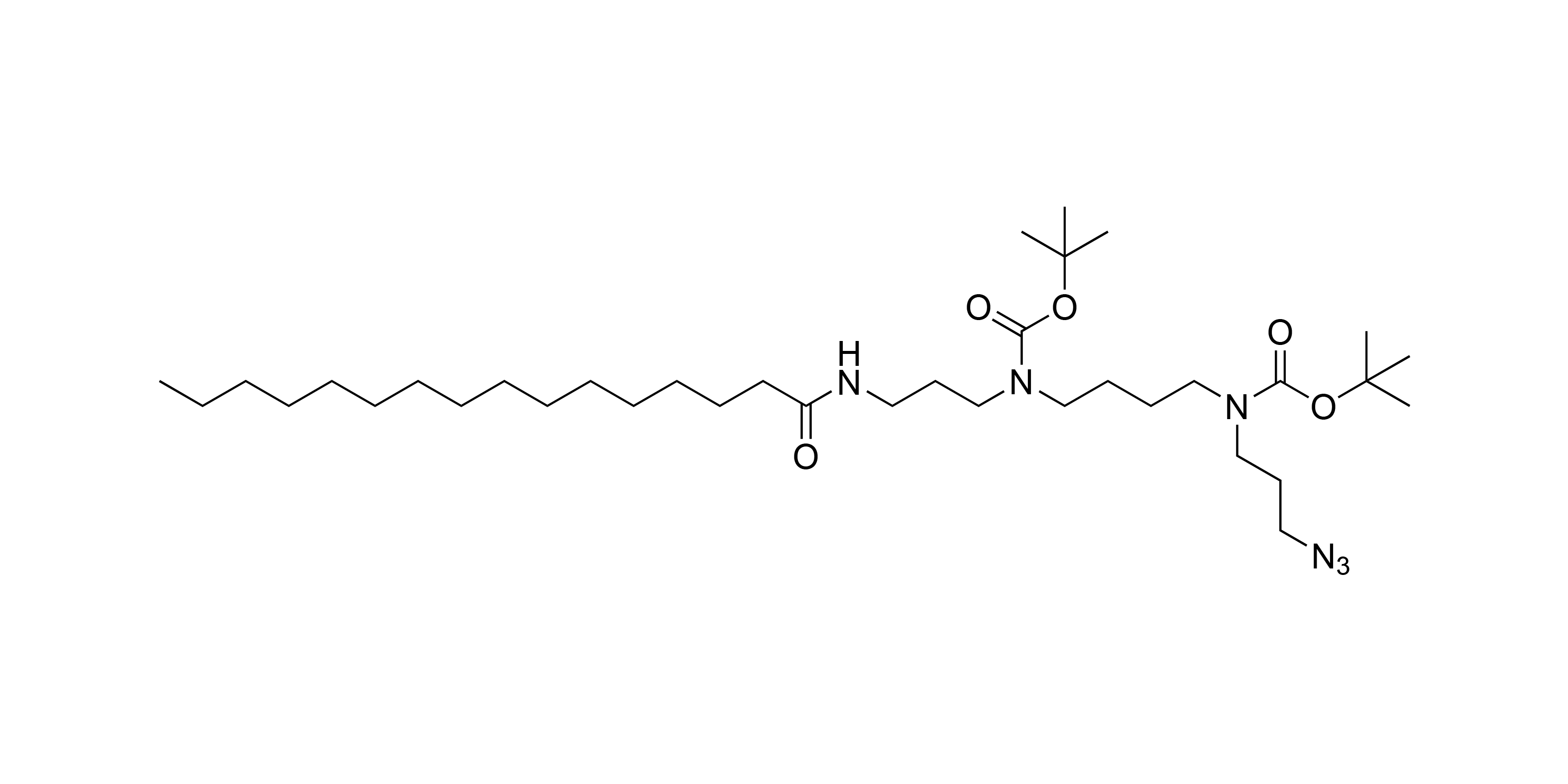 N1-Azido-N2,N3-bis-(t-butyloxycarbonyl)-N4-palmitoyl-1,5,10,14-tetra-aza-quatrodecan
