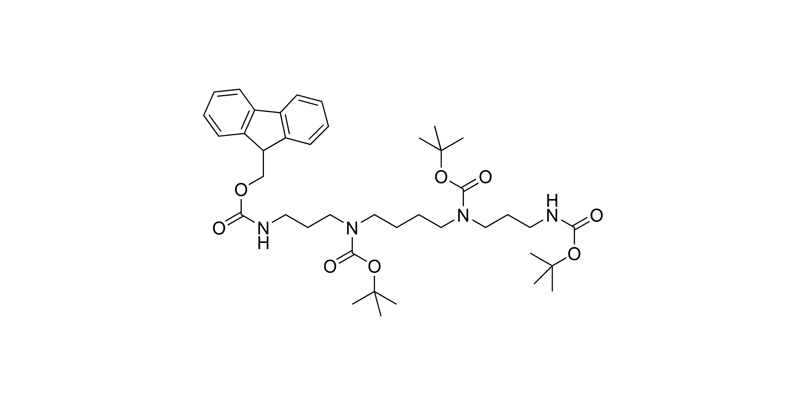 N1,N2,N3-Tris-(t-butyloxycarbonyl)-N4-(9-fluorenylmethyloxycarbonyl)-1,5,10,14-tetra-aza-quatrodecan