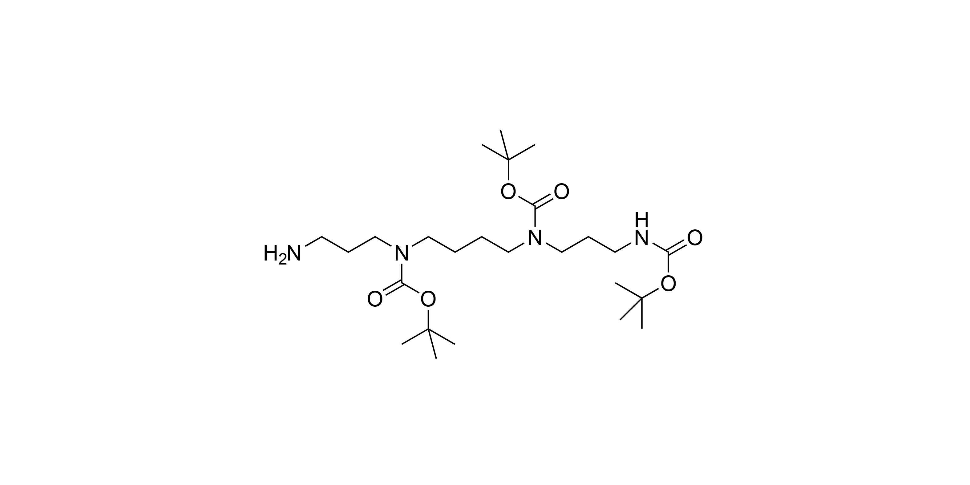 N2,N3,N4-Tris-(t-butyloxycarbonyl)-1,5,10,14-tetra-aza-quatrodecan