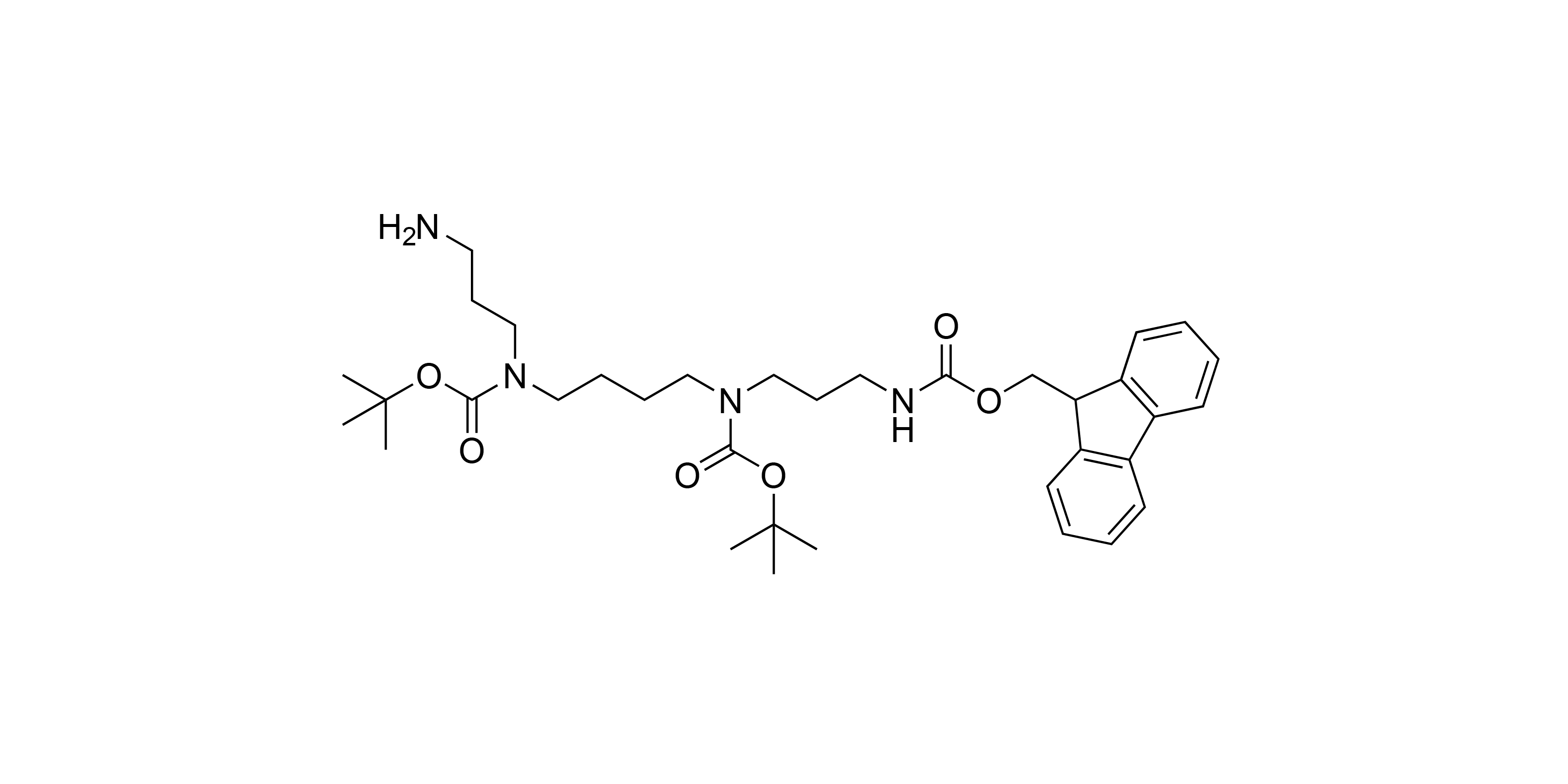N2,N3-Bis-(t-butyloxycarbonyl)-N4-(9-fluorenylmethyloxycarbonyl)-1,5,10,14-tetra-aza-quatrodecan hydrochloride