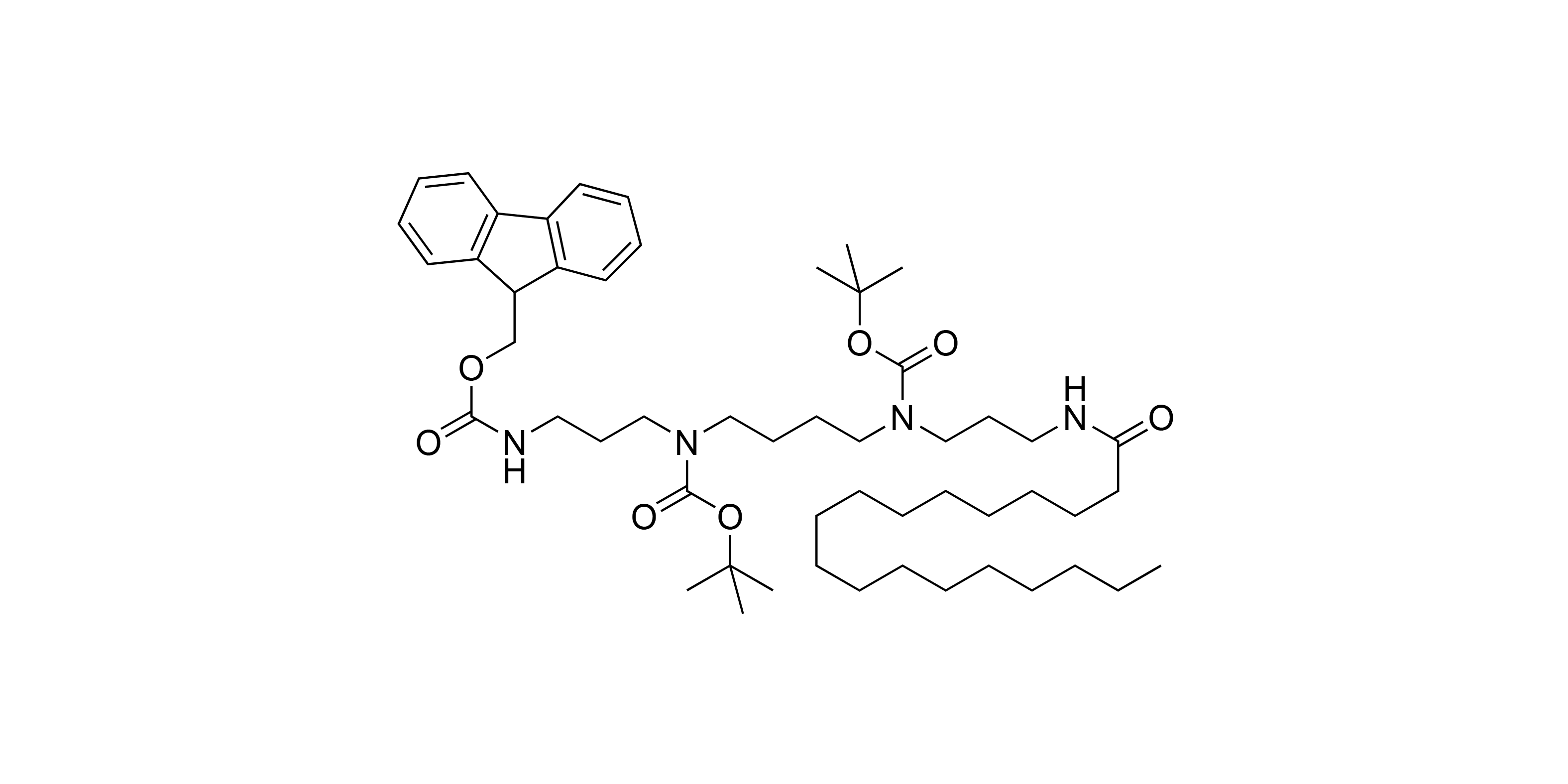 N2,N3-Bis-(t-butyloxycarbonyl)-N1-(9-fluorenylmethyloxycarbonyl)-N4-stearoyl-1,5,10,14-tetra-aza-quatrodecan