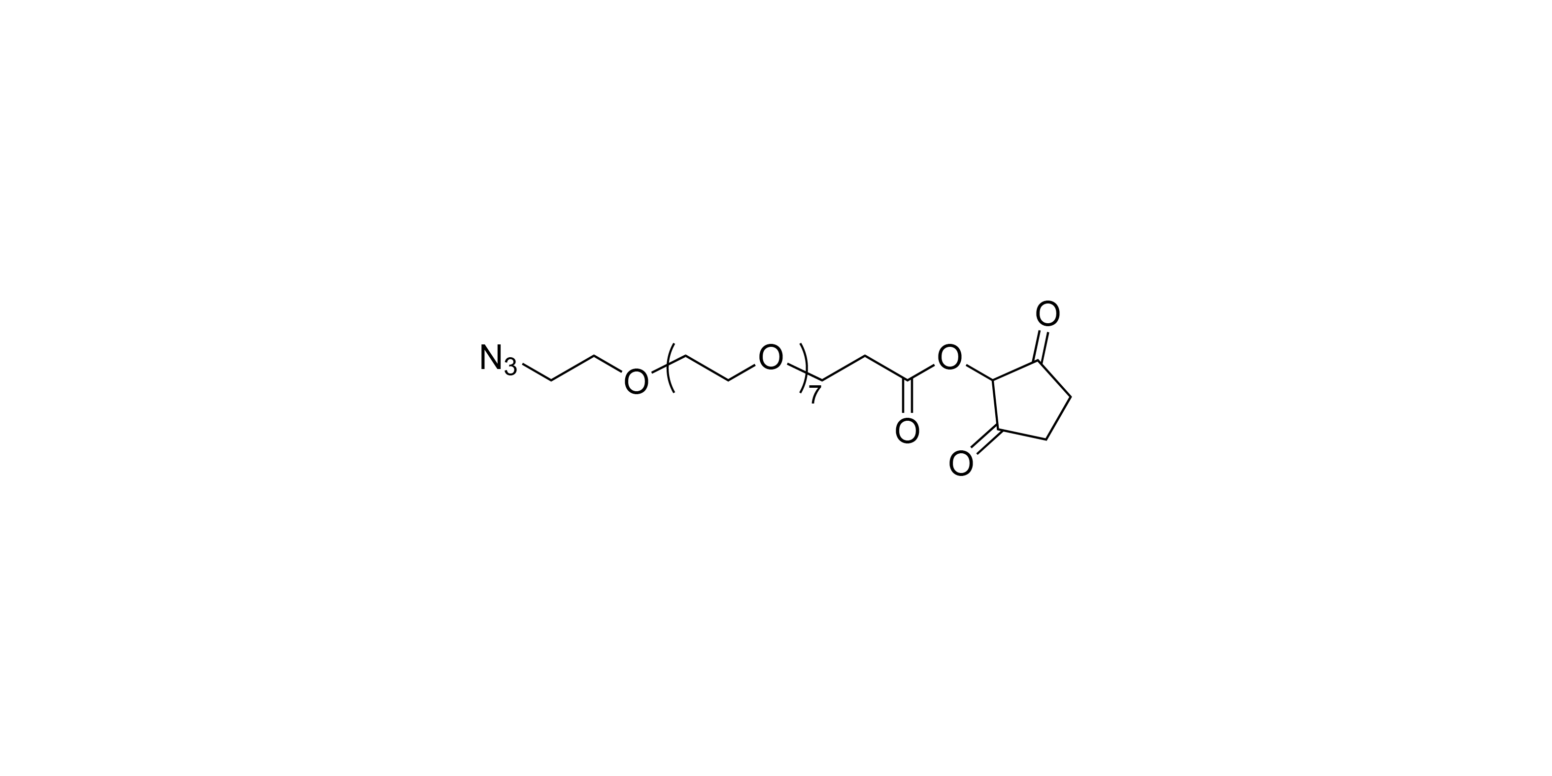 1-Azido-3,6,9,12,15,18,21,24-octaoxaheptacosan-27-oic acid succinimidyl ester