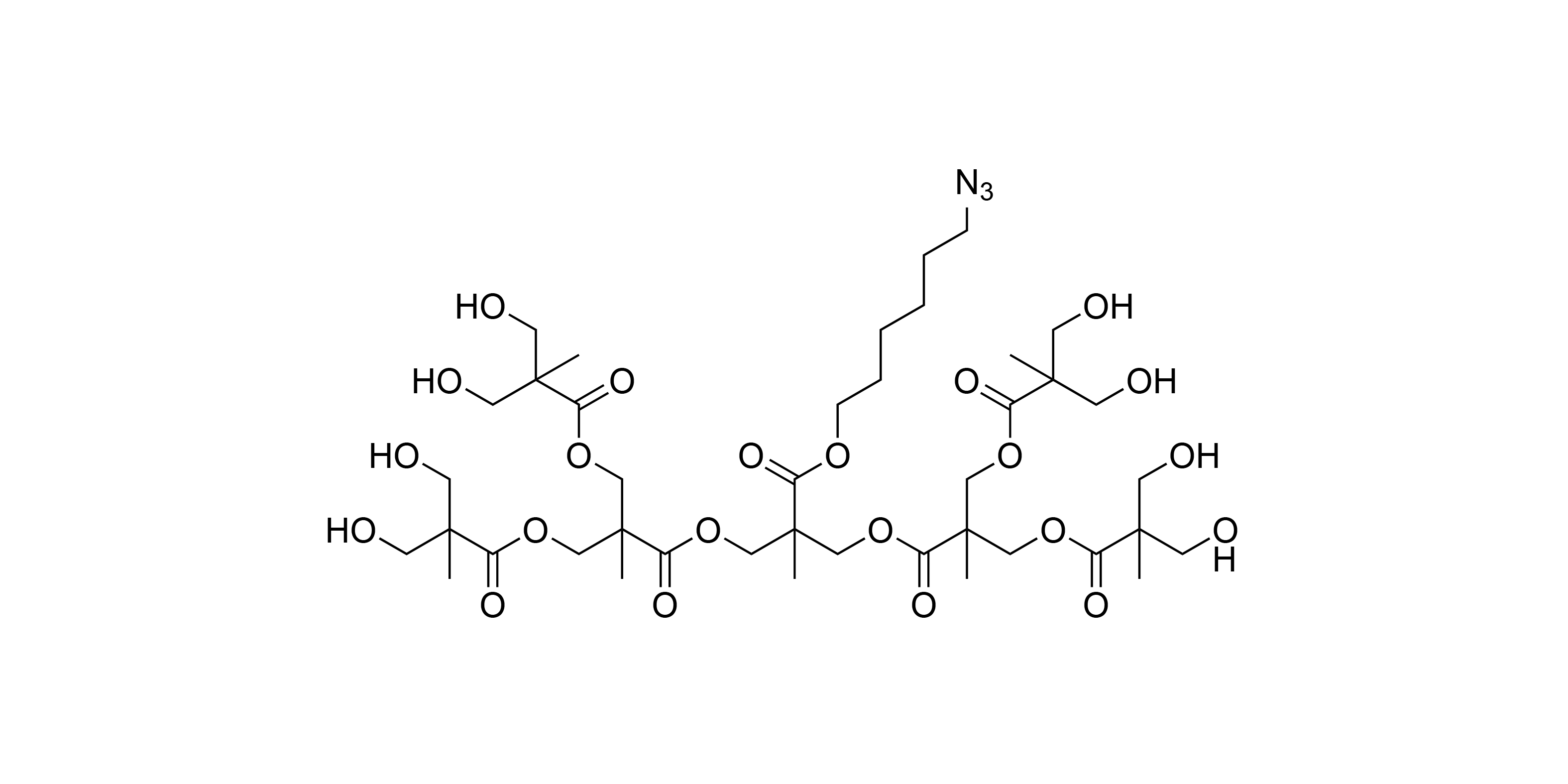 Azidohexyl-Dendron-Generation-3-octahydroxide