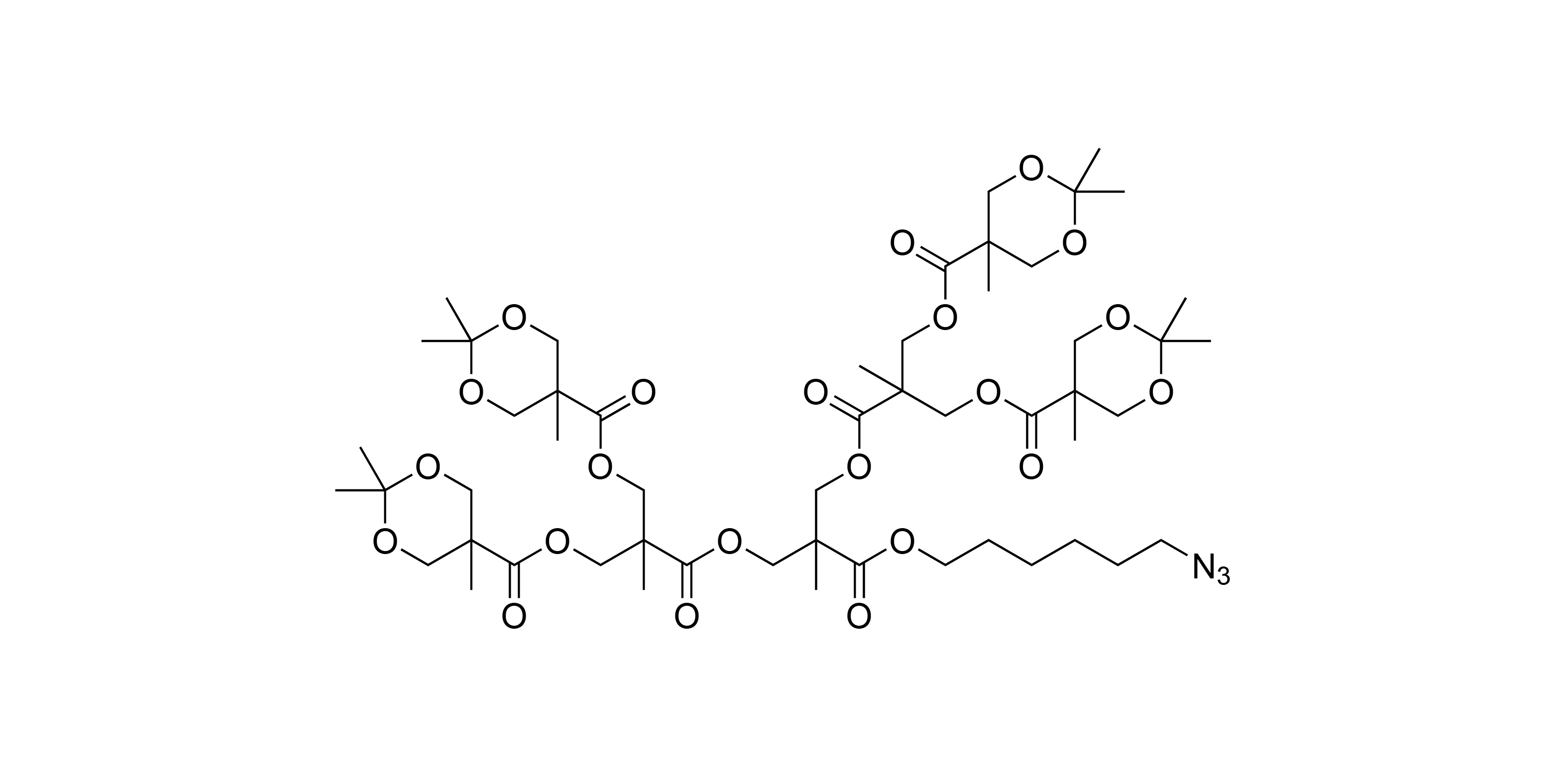 Azidohexyl-Dendron-Generation-3-tetraacetonide