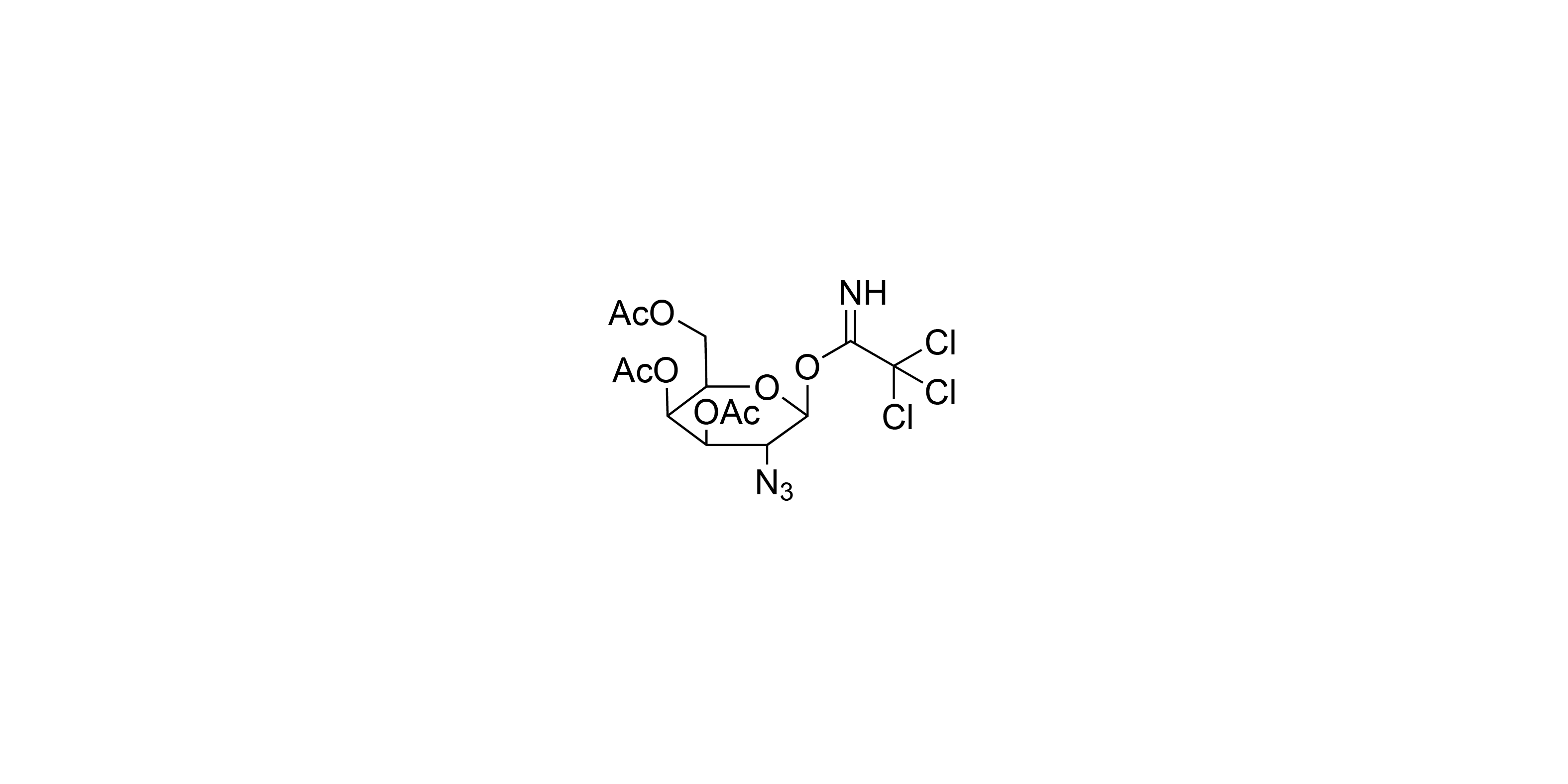 O-(2-Azido-2-deoxy-3,4,6-tri-O-acetyl-beta-D-galactopyranosyl)-trichloroacetimidate