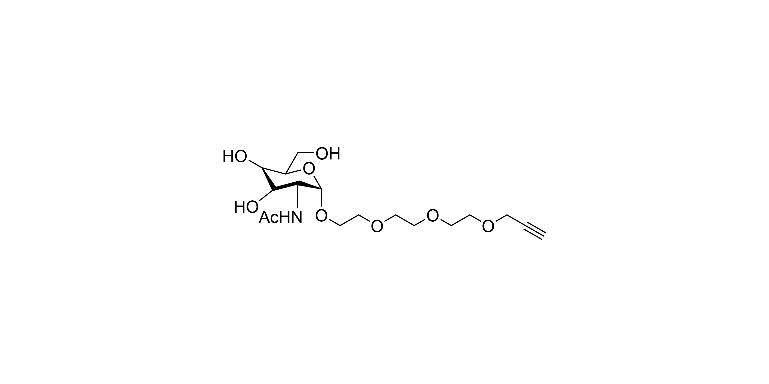 1-O-(2-(2-(2-(Prop-2-ynyloxy)ethoxy)ethoxy)ethoxy)-2-acetamido-2deoxy-alpha-D-galactopyranoside