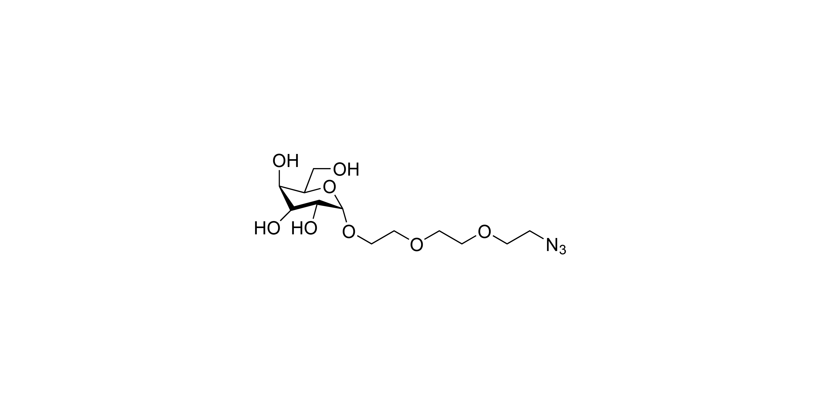 1-O-(2-(2-(2-Azidoethoxy)ethoxy)ethoxy)-beta-D-galactopyranoside