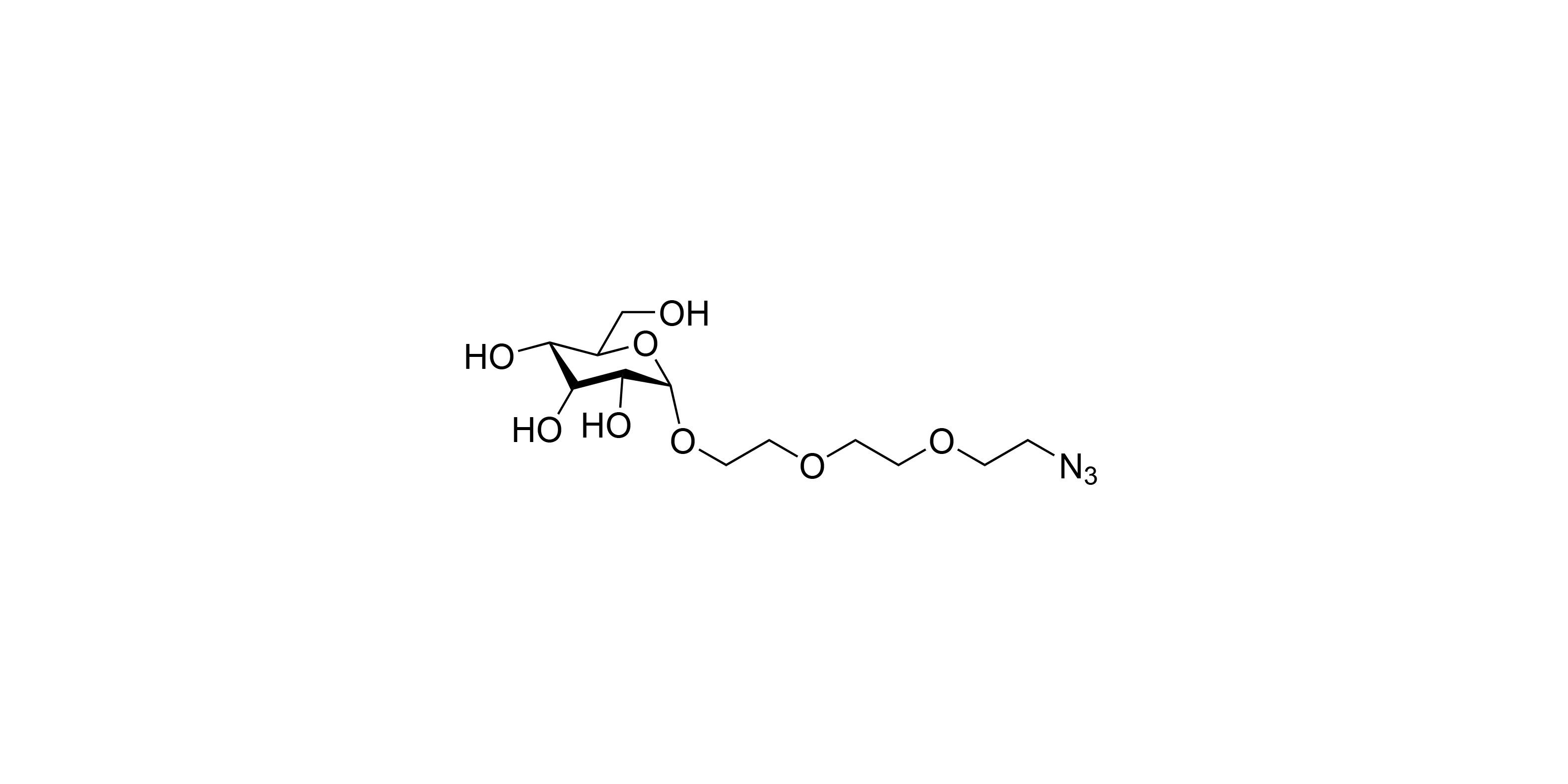 1-O-(2-(2-(2-Azidoethoxy)ethoxy)ethoxy)-beta-D-glucopyranoside