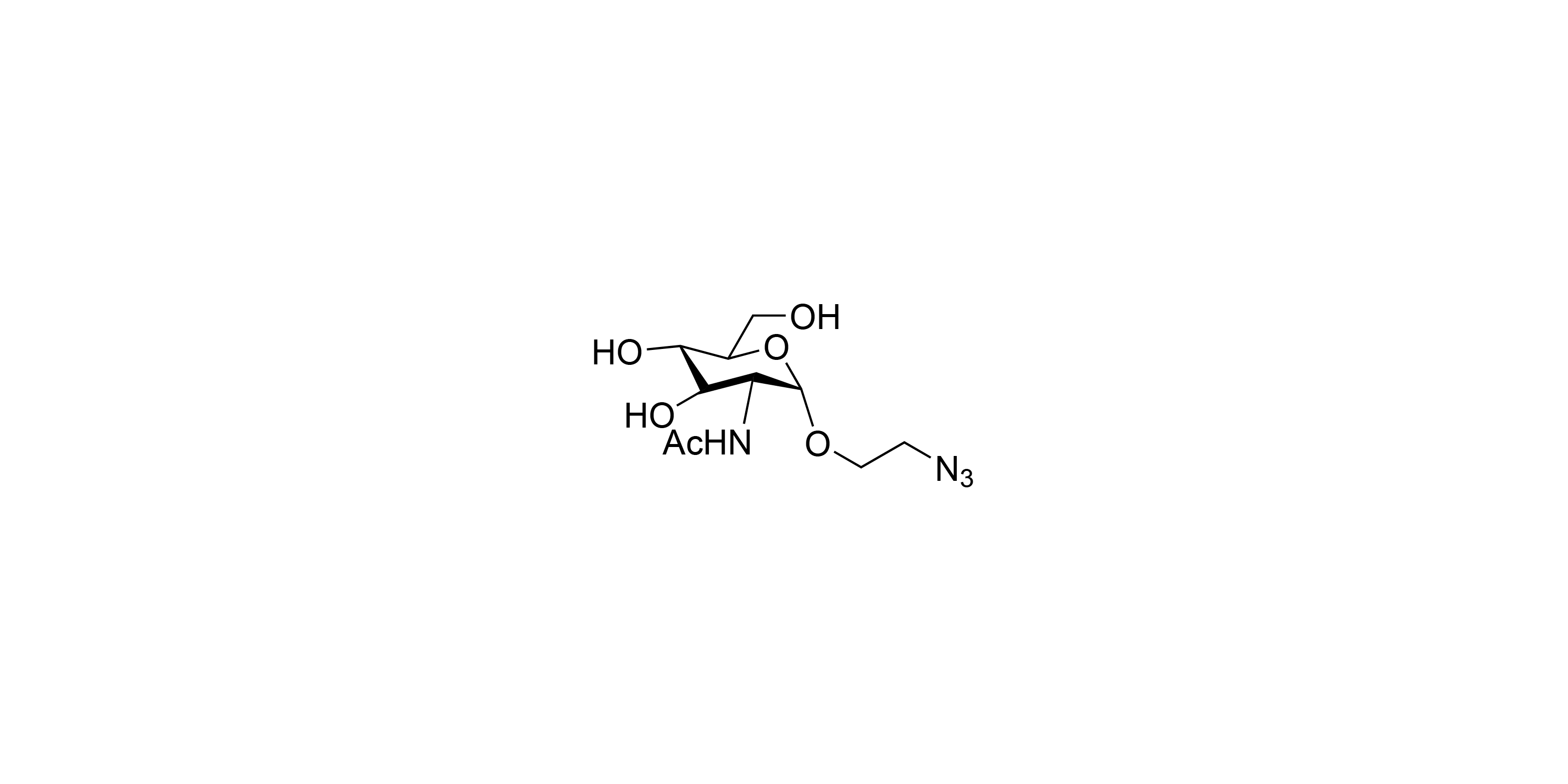 1-(2-Azidoethoxy)-2-acetamido-2deoxy-beta-D-galactopyranose