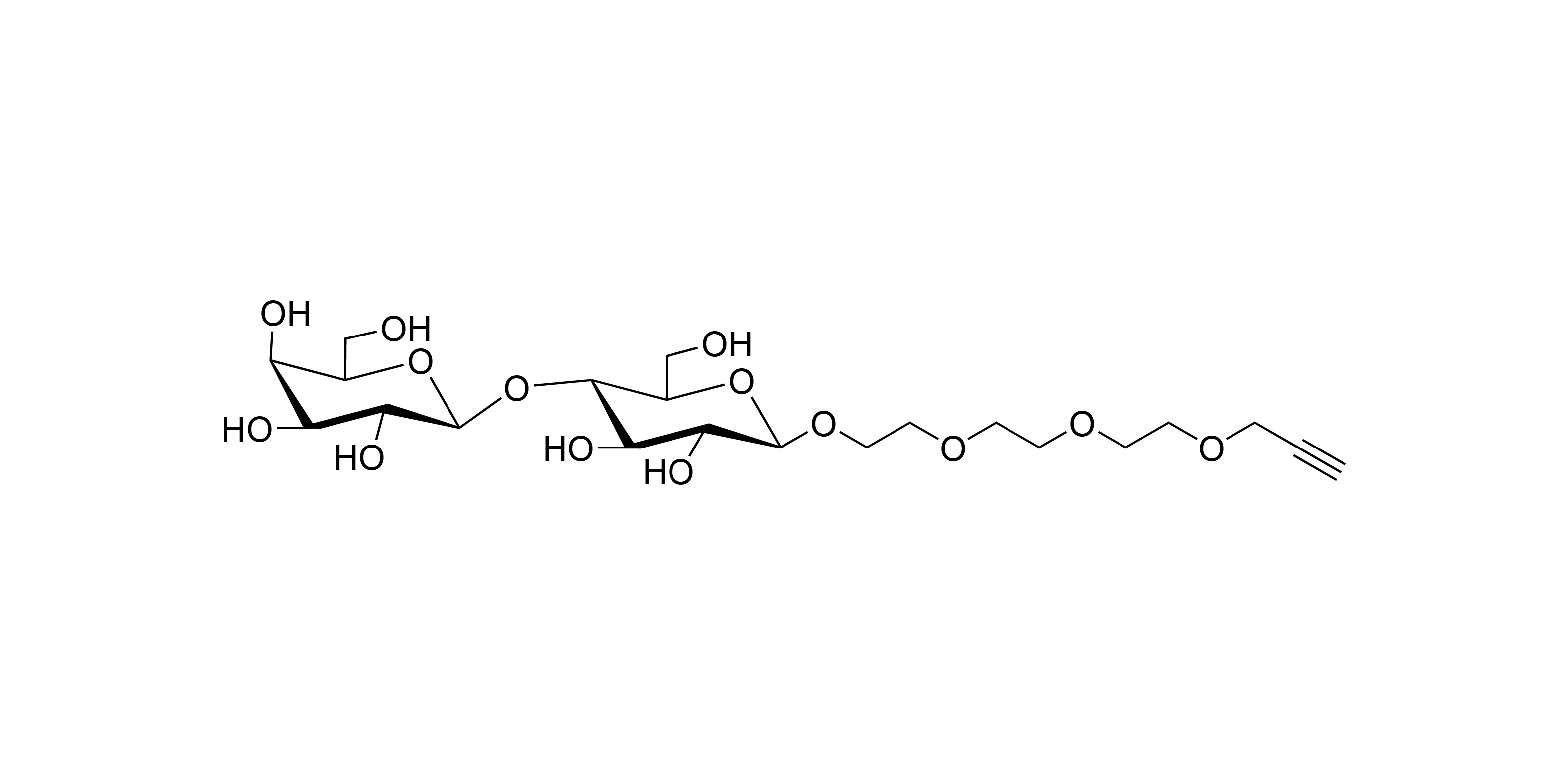 1-O-(2-(2-(2-(Prop-2-ynyloxy)ethoxy)ethoxy)ethoxy)-beta-D-lactoside,1-O-(2-(2-(2-(Prop-2-ynyloxy)ethoxy)ethoxy)ethoxy)-beta-D-galactopyranosyl-beta-(1->4)-D-glucopyranoside