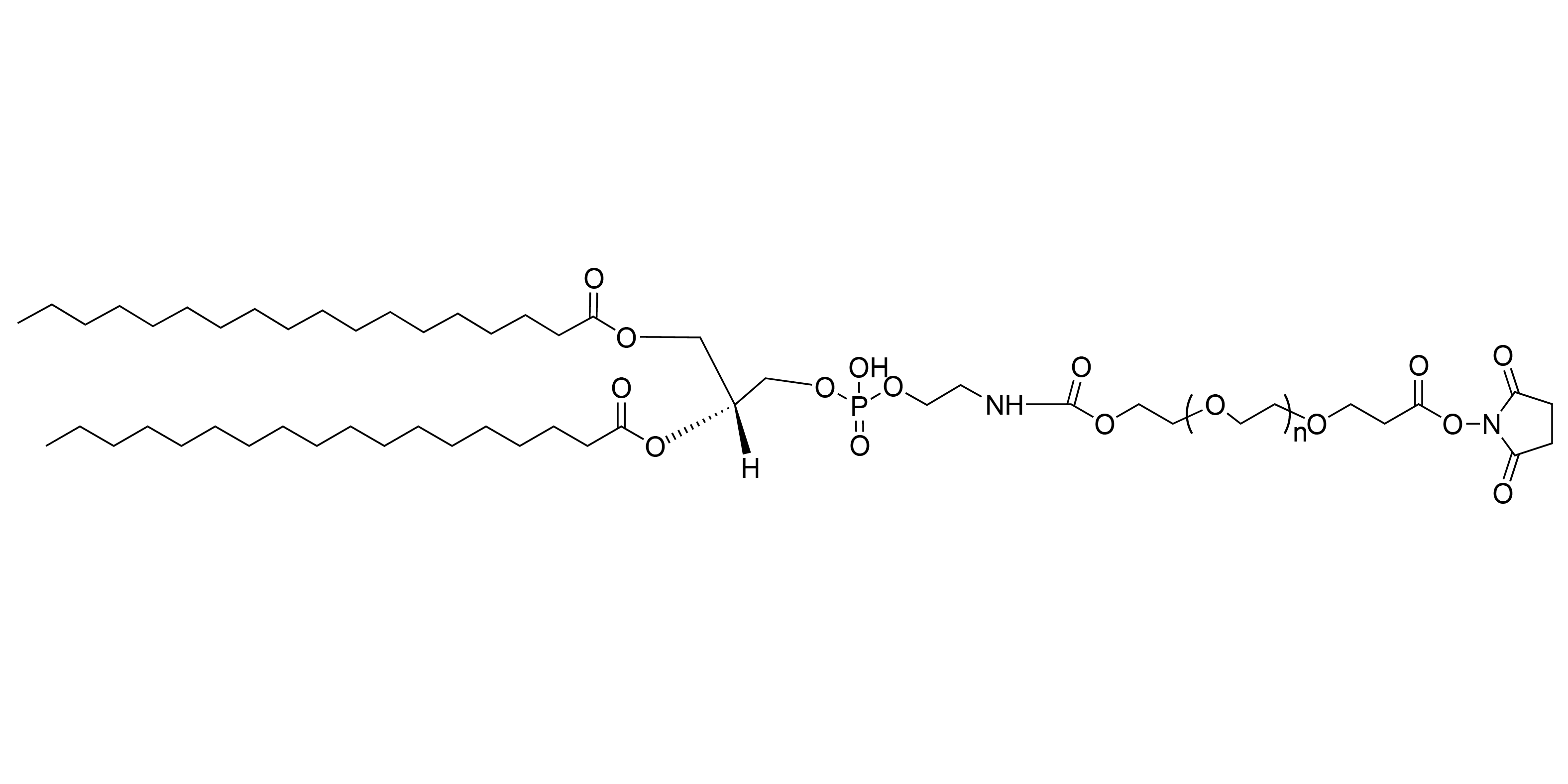α-琥珀酰亚胺丙酸酯基-ω-1，2-二硬脂酸-3-磷脂酰乙醇胺聚乙二醇
