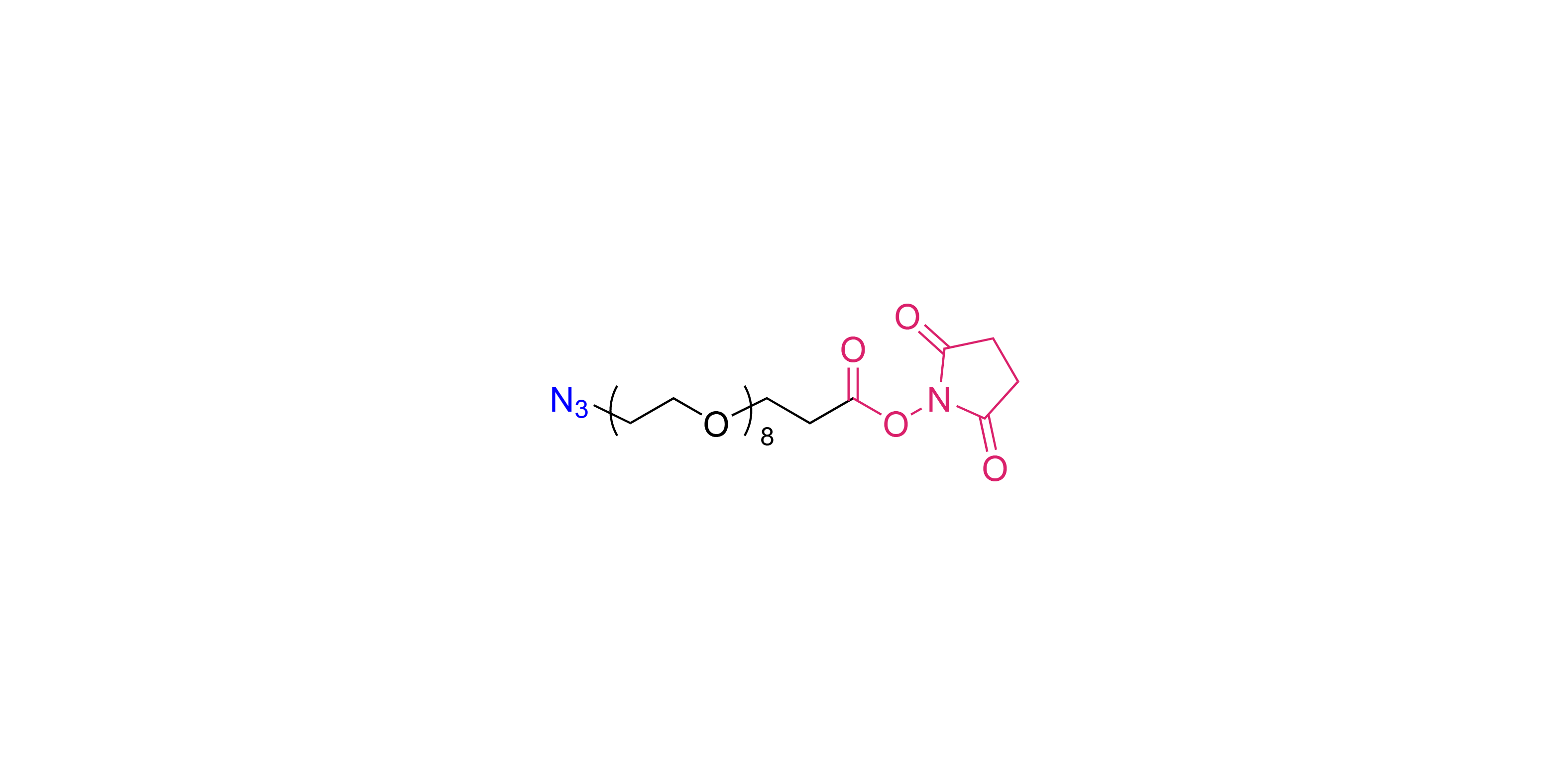 N3-PEG8-CH2CH2COONHS Ester