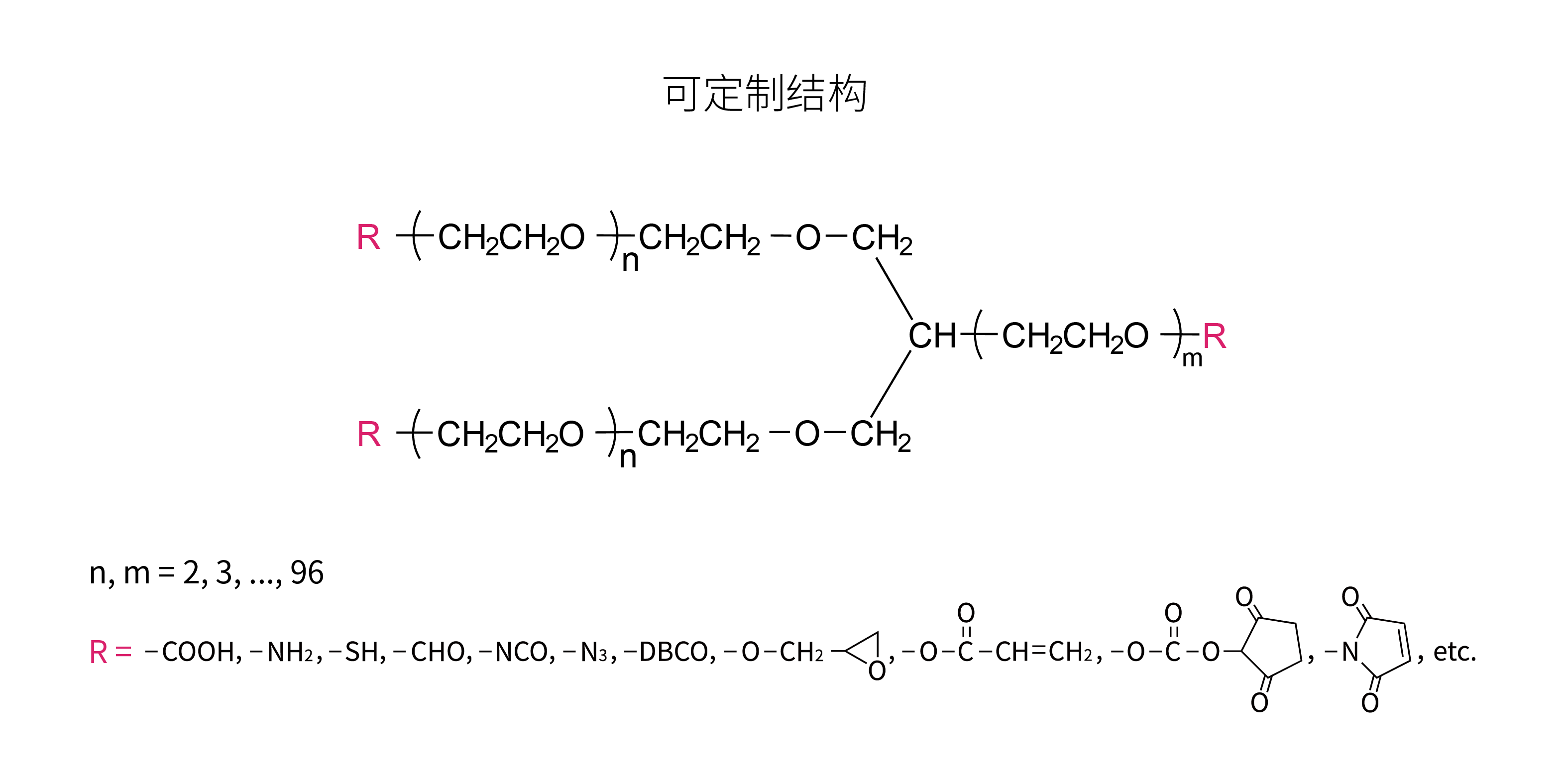 单分散三臂Y型双官能化PEG